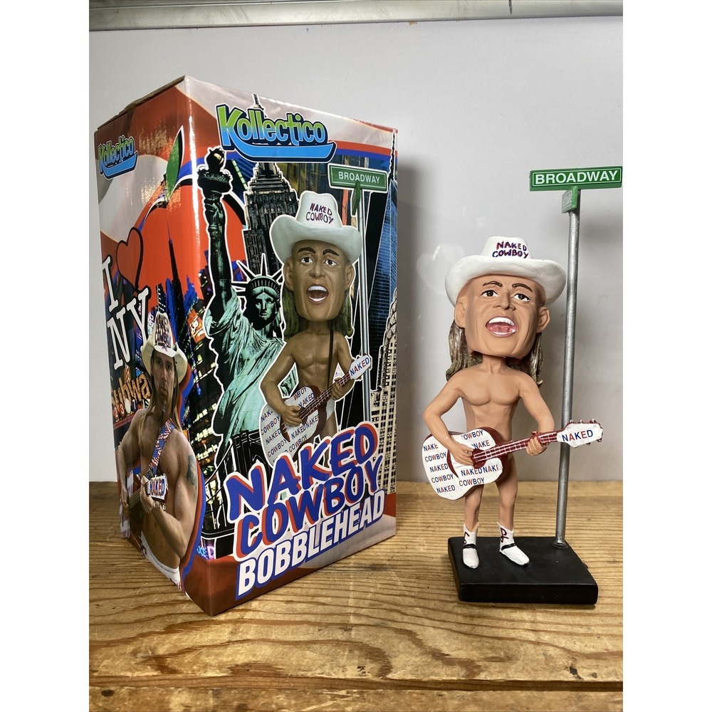 Naked Cowboy Bobblehead NYC New York City Icon Times Square Funny Gift Limited
